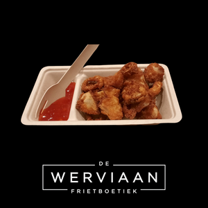 Inktvisbites + chilisaus